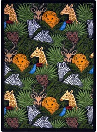 Joy Carpets Playful Patterns Animal Hide & Seek Multi